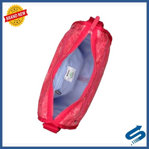 Lightweight Recycled Nylon Hobo Crossbody Bag with Cosmetic Bag - Picture 5 of 5